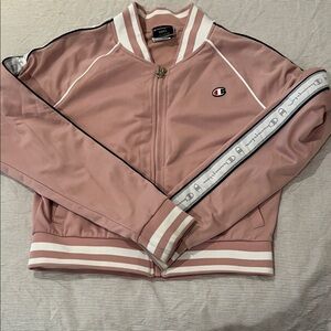 Champion Women's Pink Varsity Jacket